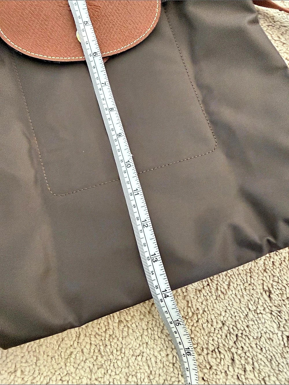 Longchamp Le Pliage Original Backpack Brown & Black - Picture 7 of 7